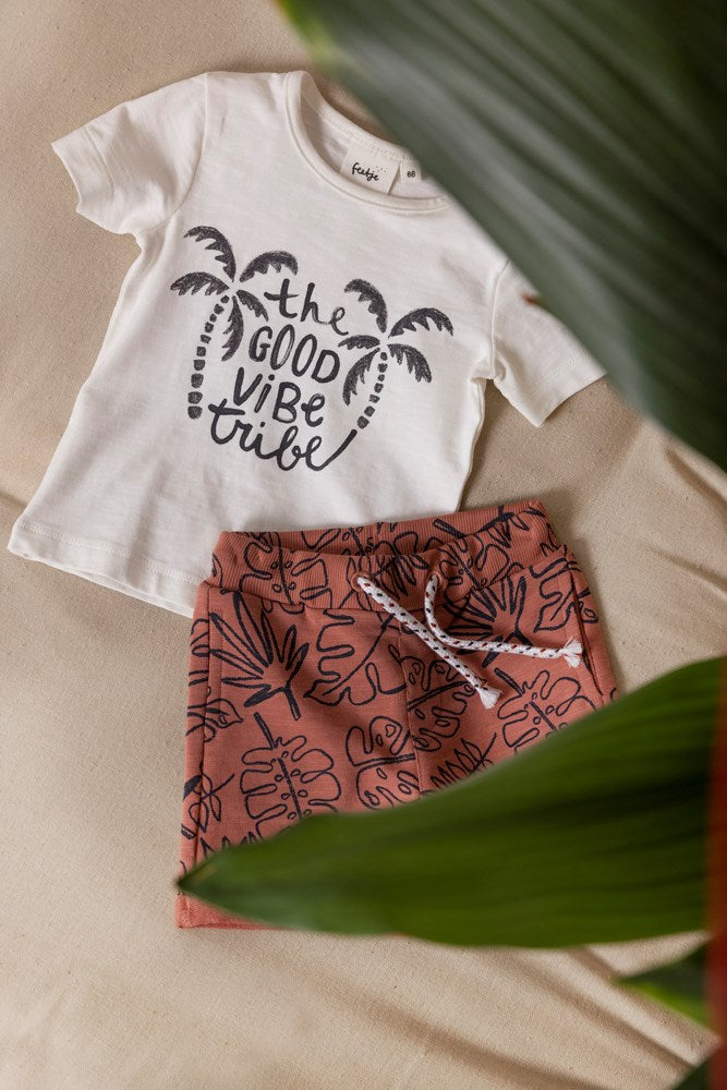 GOOD VIBE TRIBE Allover Print Short