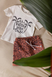 GOOD VIBE TRIBE Allover Print Short