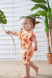PAPAYA PUNCH Super Soft "Papaya" Playsuit