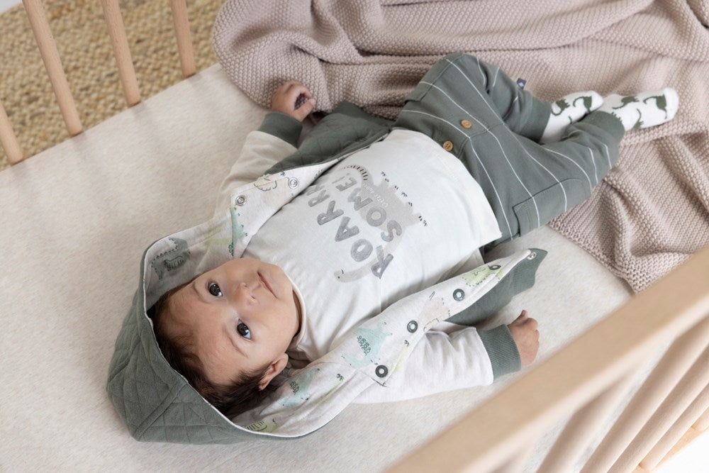 Cool-a-Saurus "Roarrr Some" Slub Yarn Top