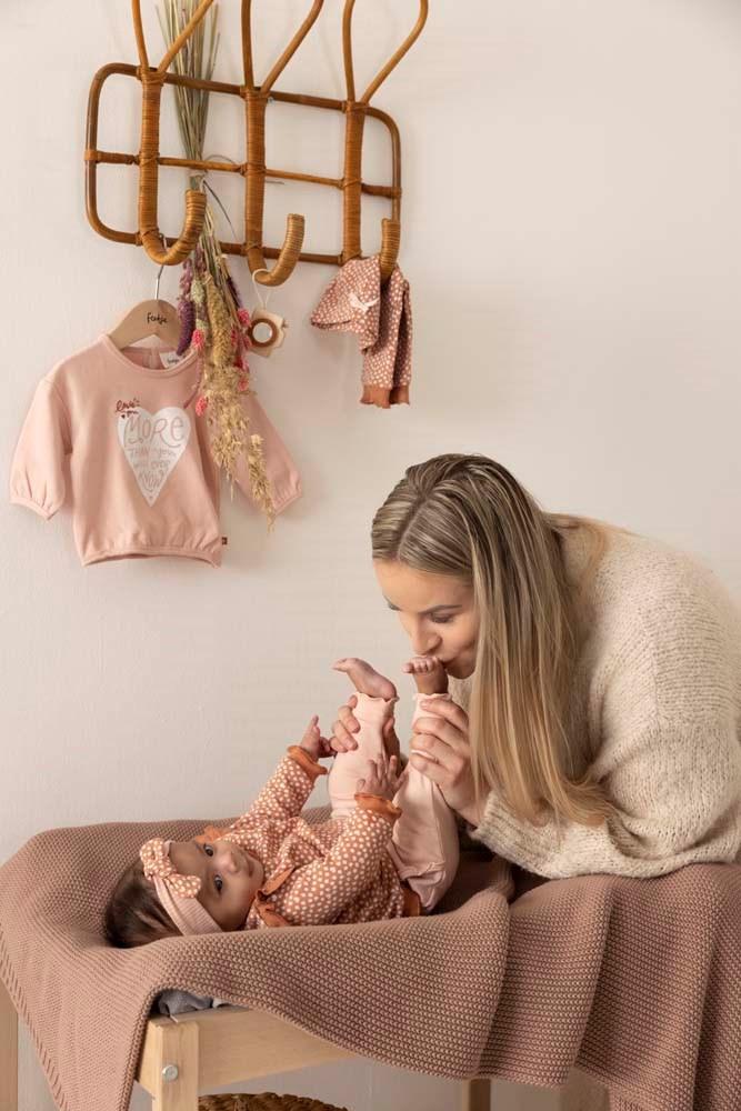 LOVE YOU MORE Jacquard Dots Sweater