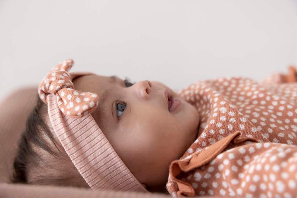 LOVE YOU MORE Jacquard Dots Sweater