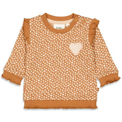 LOVE YOU MORE Jacquard Dots Sweater