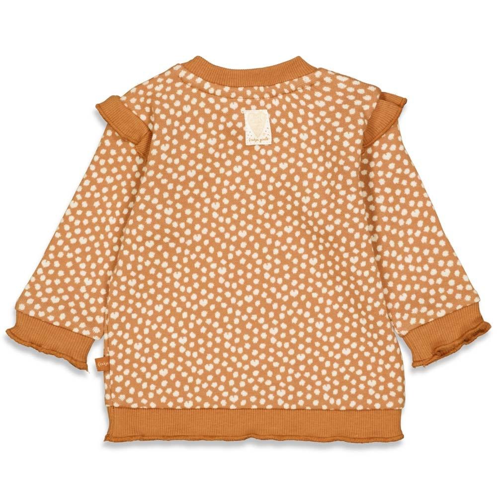 LOVE YOU MORE Jacquard Dots Sweater