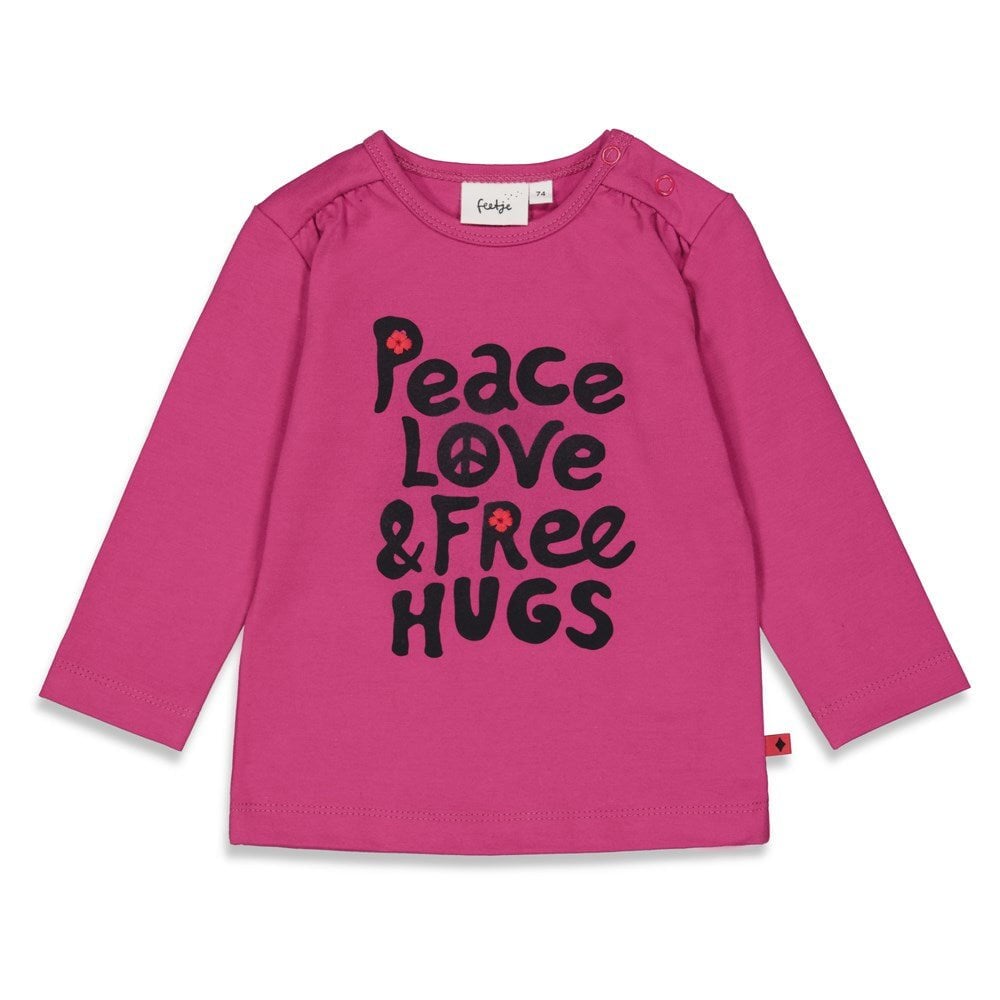 MADE OF MAGIC Peace, Love & Free Hugs Top